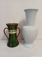 Front view of both vases side by side