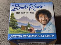 Front of retail box showing Bob Ross portrait and product name