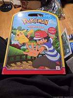 Front cover of Pokemon Action Color colouring and sticker book