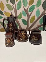 Front view of all four pieces