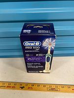 Front of Oral-B Pro 500 retail box with model details