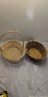 Both baskets side by side showing size and design