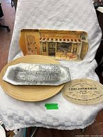 Group shot showing all four items on chair