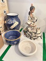 Group shot of all four ceramic pieces