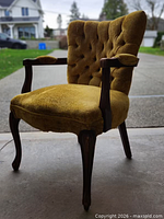 Front three-quarter view showing entire chair
