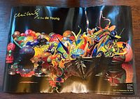 Full view of Chihuly at the de Young exhibition poster