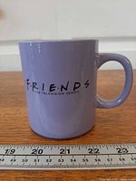 Front of mug showing Friends logo