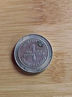 Obverse of 1000 Islands Charity Casino $1 token