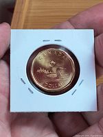 Reverse showing loon, CANADA, DOLLAR legend