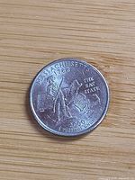 Reverse of Massachusetts 2000 state quarter