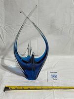 Front view showing full shape and measuring tape for scale