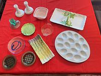 All items grouped on table for overview