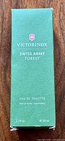 Front view of Victorinox Swiss Army Forest boxed eau de toilette 50 ml