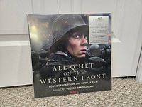 Front cover of sealed All Quiet on the Western Front soundtrack LP