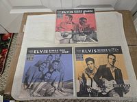 Front view of all three EP sleeves