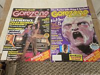 Gorezone issues #10 and #11 covers