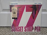 Front cover of sealed Mel Henke Sunset Strip-per LP