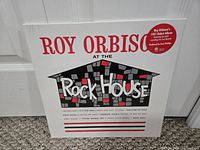 Front cover Roy Orbison At The Rock House LP