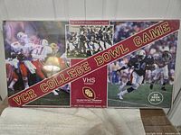 Front of sealed VCR College Bowl Game box