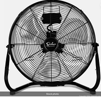 Stock photo showing full assembled fan front view