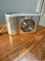 Front view of Nikon Coolpix L16 camera showing lens and body