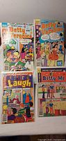 Front covers of all four Archie comics