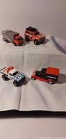 Group of four Matchbox vehicles