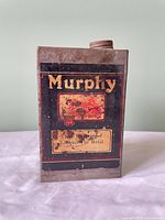 Front view showing Murphy label