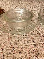 stacked glass baking dishes and lids