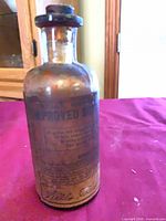 Wells, Richardson & Co amber bottle with label visible