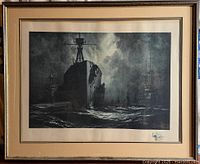 Full framed print straight-on view