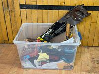 Full view of bin and contents