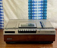 Front and top view of Sony SL-5800 Betamax VCR