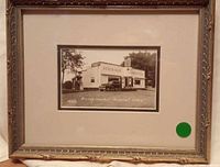 Framed Honey Harbor General Store photograph showing full frame and mat