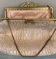 Interior and chain handle view with frame open