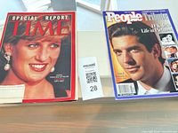 Time and People magazines side by side