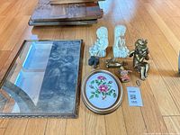 Overview of entire lot on floor