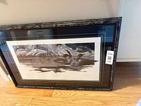 Front view of framed print