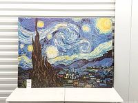 Full front view of canvas print showing complete artwork