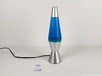 Full view of lava lamp, cord visible