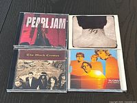 Front view of all four CD cases