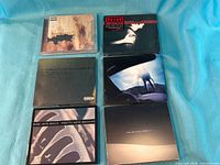 Front covers of all six CDs