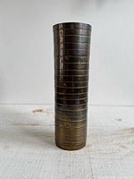 Front view showing full height and ring pattern