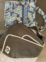 Two bags together showing overall styles and colors