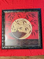 Full view of framed print showing artwork and frame