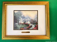 Framed accent print showing image, mat, and frame