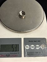 Ring on scale showing 5.3 g