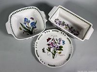 All three Portmeirion Botanic Garden dishes