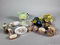 All items grouped to show variety and relative sizes