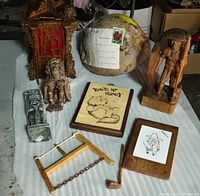 Group shot showing all eight items together